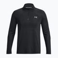 Ανδρικό Under Armour Seamless Stride 1/4 Zip μαύρο/ανακλαστικό μακρυμάνικο για τρέξιμο 4