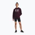 Γυναικείο φούτερ προπόνησης Under Armour Rival Fleece Big Logo dark maroon/white 2