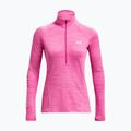 Under Armour γυναικεία φούτερ Evolved Core Tech 1/2 Zip φούτερ επαναστατικό ροζ/λευκό 5