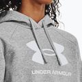 Γυναικείο φούτερ Under Armour Rival Fleece Big Logo Hoody mod gray light heather/white 4