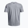 Ανδρικό μπλουζάκι Under Armour Big Logo Fill steel light heather/μαύρο/royal 6