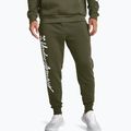 Under Armour Rival Fleece Graphic Joggers ανδρικό παντελόνι προπόνησης marine από πράσινο/λευκό