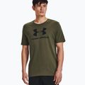 Ανδρικό Under Armour Sportstyle Logo T-shirt marine από πράσινο/μαύρο