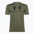 Ανδρικό Under Armour Sportstyle Logo T-shirt marine από πράσινο/μαύρο 4