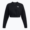 Under Armour γυναικείο φούτερ προπόνησης Rival Terry Os Crop Crew μαύρο/λευκό 3