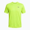 Ανδρικό μπλουζάκι προπόνησης Under Armour Tech Vent Geode υψηλής ορατότητας κίτρινο/μαύρο 4