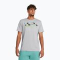 Under Armour ανδρικό μπλουζάκι Colorblock Wordmark mod γκρι/μαύρο t-shirt