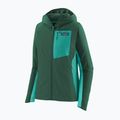 Γυναικείο μπουφάν softshell Patagonia R1 CrossStrata Hoody conifer green