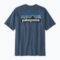 Ανδρική μπλούζα πεζοπορίας Patagonia P-6 Logo Responsibili-Tee utility blue 4