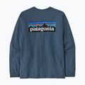 Ανδρικό μακρυμάνικο πεζοπορίας Patagonia P-6 Logo Responsibili utility blue 2