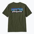 Ανδρικό Patagonia P-6 Logo Responsibili-Tee trekking shirt torrey pine green 3