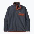 Patagonia ανδρικό trekking φούτερ LW Synch Snap-T P/O smolder blue w/burnished red 3