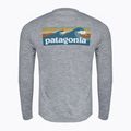 Ανδρικό μακρυμάνικο Patagonia Cap Cool Daily Graphic Shirt-Waters boardshort logo abalone blue/feather grey 2