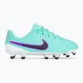 Nike Jr Legend 10 Academy FG/MG παιδικά ποδοσφαιρικά παπούτσια hyper turquoise/fuchsia dream/μαύρο 2