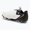 Nike Phantom GX II Academy FG/MG Junior παιδικά ποδοσφαιρικά παπούτσια λευκά/μεταλλικό χρυσό νόμισμα/μαύρο παιδικά ποδοσφαιρικά παπούτσια 3