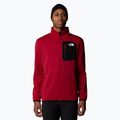 Ανδρικό φούτερ The North Face Crest FZ garnet red/black