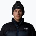 Ανδρικό χειμωνιάτικο σκουφάκι The North Face Cozy Chunky Cabin black/white dune 3