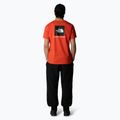 Ανδρικό μπλουζάκι The North Face Box Nse crimson orange/black 2