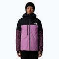 The North Face Dawnstrike GTX Insulated γυναικείο μπουφάν σκι μαύρο/δραγόνα/μεσονύκτιο μοβ