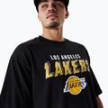 Ανδρικό New Era Team Script OS Tee Los Angeles Lakers μαύρο 4