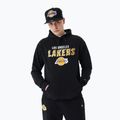 Ανδρικό New Era Team Script OS Hoody Los Angeles Lakers μαύρο