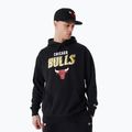 New Era Team Script OS Hoody Chicago Bulls ανδρικό φούτερ μαύρο