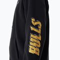 Ανδρικό New Era Team Script FZ Hoody Chicago Bulls μαύρο 7