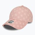 Γυναικείο καπέλο μπέιζμπολ New Era Monogram 9Forty New York Yankees pastel pink 2