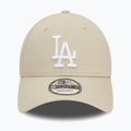 Ανδρικό καπέλο μπέιζμπολ New Era Side Patch 9Forty Los Angeles Dodgers light beige 2