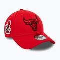 Ανδρικό καπέλο μπέιζμπολ New Era Side Patch 9Forty Chicago Bulls red