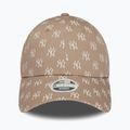 Γυναικείο καπέλο μπέιζμπολ New Era Monogram 9Forty New York Yankees pastel brown 3