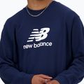 Ανδρικό New Balance Stacked Logo French Terry Crew nb navy φούτερ 4