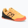 Παιδικά ποδοσφαιρικά παπούτσια New Balance Audazo Command JNR v6 IN λευκό ροδακινί