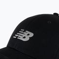 Καπέλο μπέιζμπολ New Balance 6 Panel Structured Snapback black 3