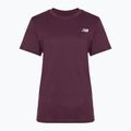 Γυναικείο μπλουζάκι New Balance Essentials Jersey plum brown