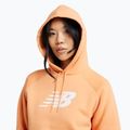 Γυναικείο φούτερ New Balance Fleece Hoodie brown 4