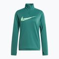 Γυναικείο φούτερ για τρέξιμο Nike Swoosh Dri-FIT 1/4-Zip Mid bicoastal/vapor green