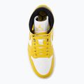 Nike Air Jordan 1 Mid γυναικεία παπούτσια λευκό/μαύρο/ζωντανό θειάφι 5