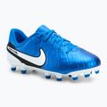 Παιδικά ποδοσφαιρικά παπούτσια Nike Tiempo Legend 10 Academy FG/MG soar λευκό