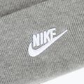 Nike Peak Futura Beanie σκούρο γκρι ρείκι/λευκό χειμερινό καπέλο 3