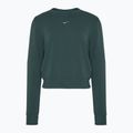 Nike Dri-FIT One Crew Neck French Terry γυναικείο φούτερ vintage πράσινο/ μαύρο