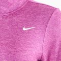 Nike Swift Element UV 1/4-Zip γυναικείο μακρυμάνικο για τρέξιμο φούξια, δαμασκηνί/δερματίνη 3