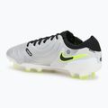 Ανδρικά ποδοσφαιρικά παπούτσια Nike Tiempo Legend 10 Pro FG μεταλλικό ασημί/βολτ/μαύρο 3