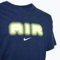 Ανδρικό μπλουζάκι Nike Air Graphic midnight navy/volt T-shirt 3