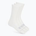 HOKA Crew Run Socks 3 ζευγάρια λευκό/λευκό/λευκό