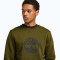 Ανδρικό φούτερ Timberland Tree Logo Crew Neck dark olive 4