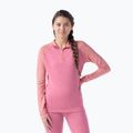 Γυναικείο θερμικό φούτερ Smartwool Classic Thermal Merino Base Layer 1/4 Zip Boxed garden pink digi snow