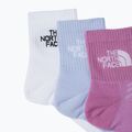 The North Face Multi Sport Cush Quarter Sock 3 ζευγάρια tnf λευκό/μοβ 2