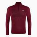 Ανδρικό Under Armour Seamless Stride 1/4 Zip τρέξιμο φούτερ φούτερ δρομέας κόκκινο/ανακλαστικό