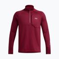 Ανδρικό Under Armour Launch Elite CW Half Zip καρδινάλιο/ανακλαστικό φούτερ για τρέξιμο 3